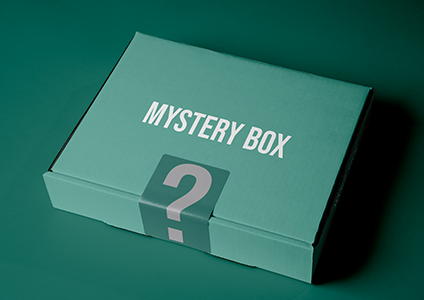 Realistic Box Packaging Mockup design displayed on a clean background for Inotek theme portfolio.